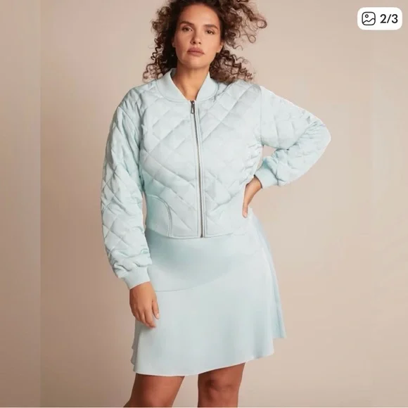 11 Honore Mint Blue Circle Skirt - Picture 5 of 7